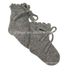chaussettes tricotées bébé en cachemire